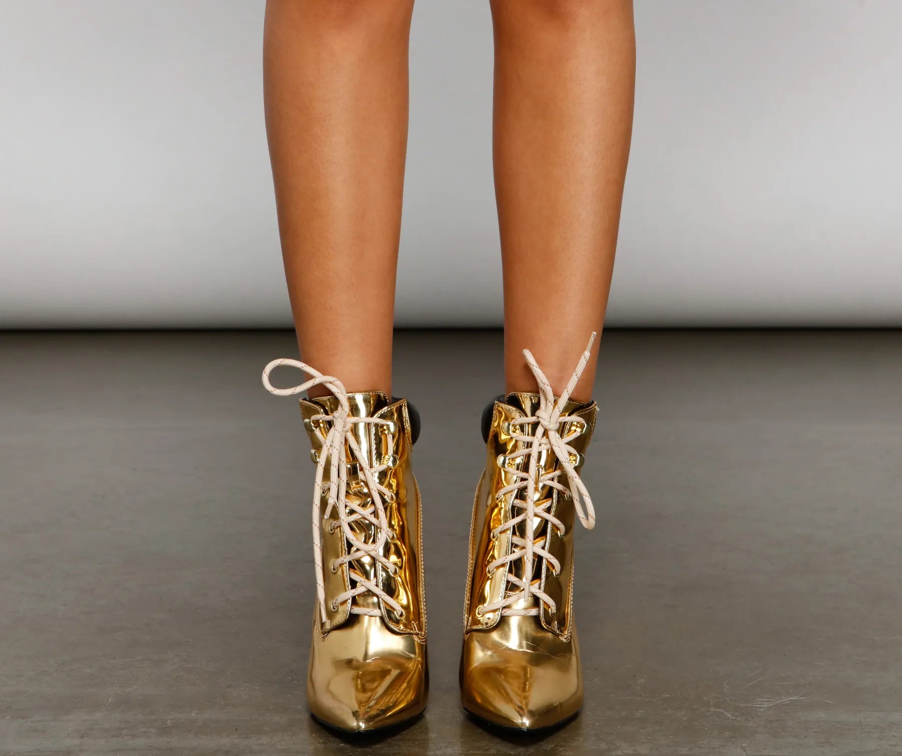 Futuristic Glamour Chrome Booties - Image 2
