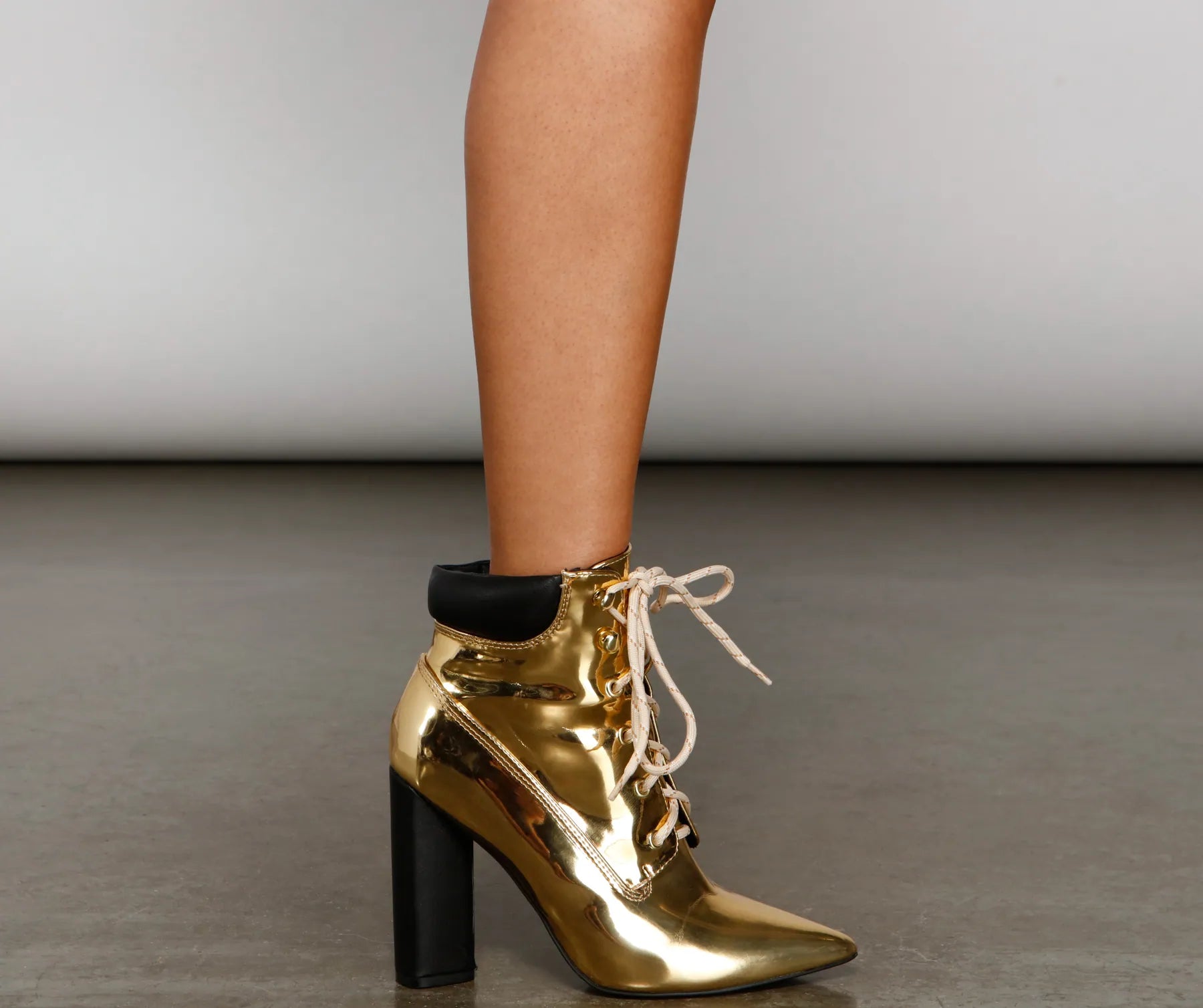 Futuristic Glamour Chrome Booties - Image 4