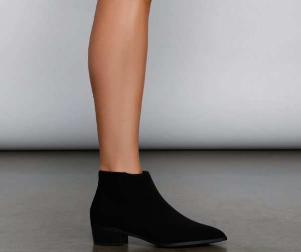 Bring It Back Faux Suede Booties - Image 4
