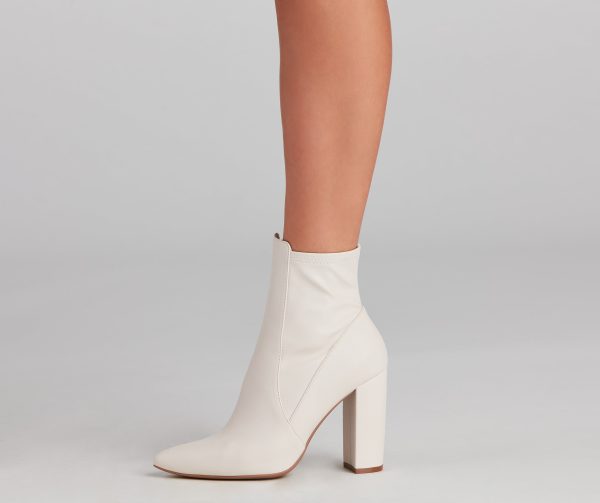 Fashion Point Block Heel Booties - Image 3