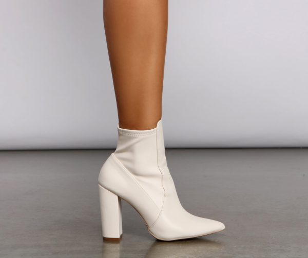 Fashion Point Block Heel Booties - Image 5