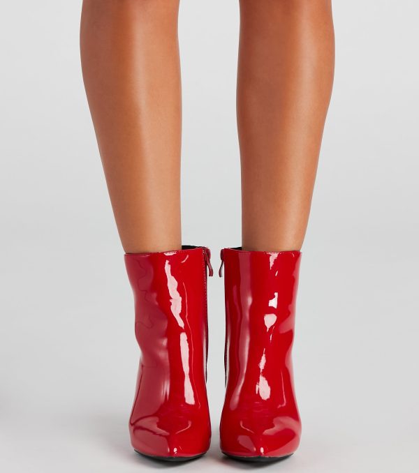 Rebel With Style Block Heel Booties - Image 2