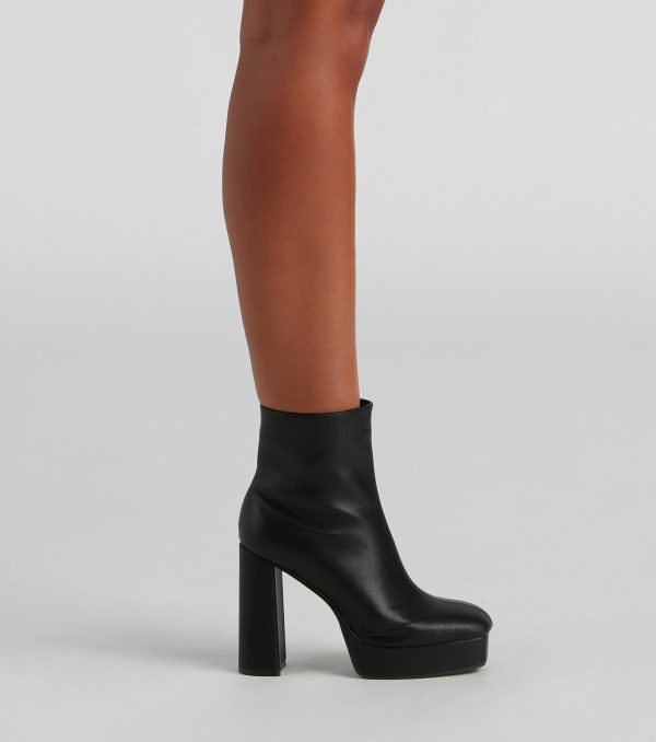 Made For The Drama Platform Booties - Image 3