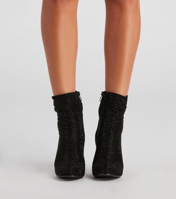 Sparkle Society Rhinestone Booties - Image 2
