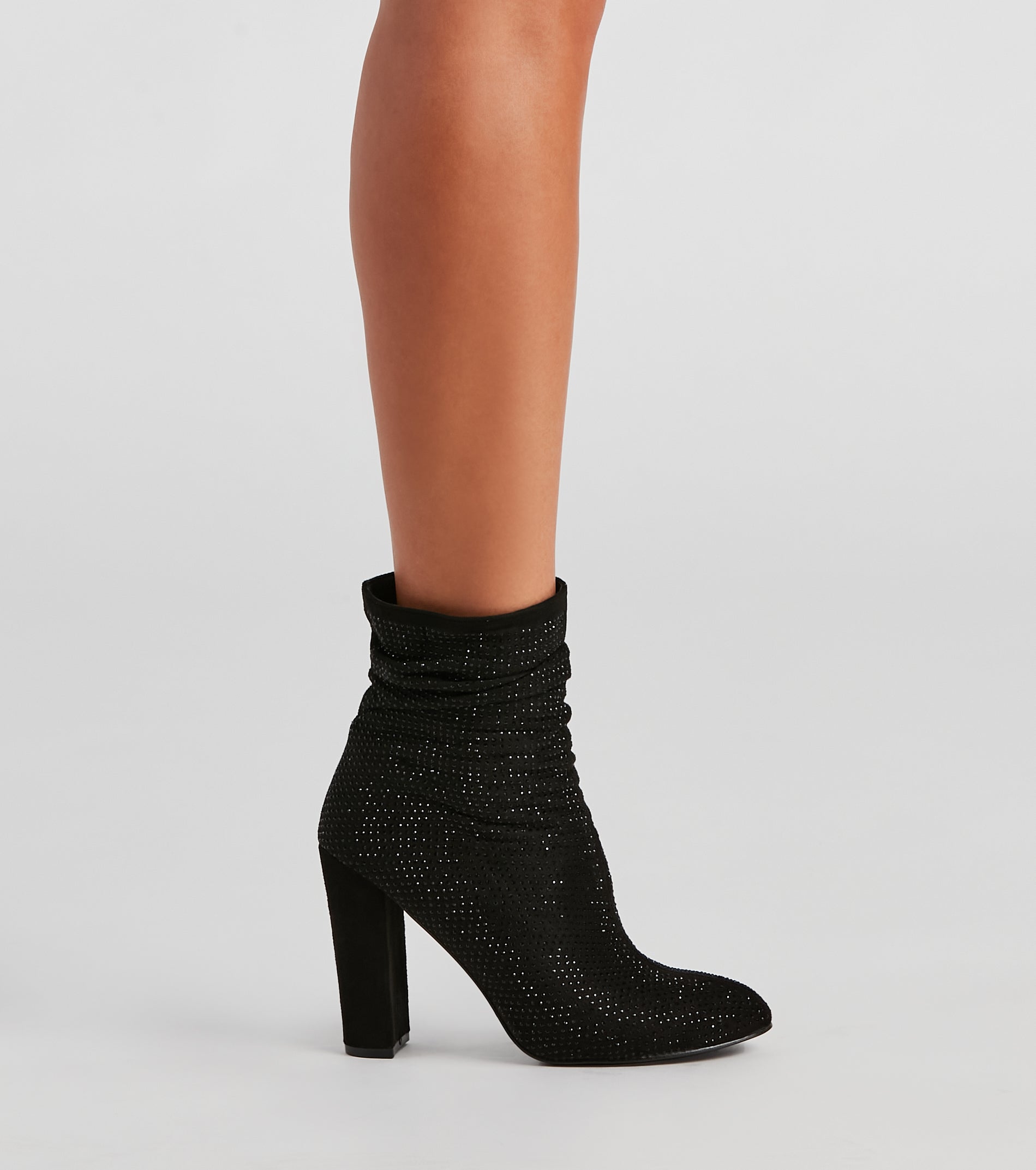 Sparkle Society Rhinestone Booties - Image 3