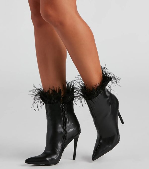 In The Mood For Drama Stiletto Booties - Image 3