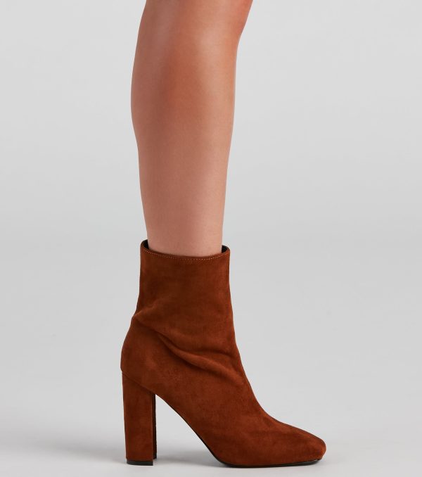 Fall For Faux Suede Booties - Image 3