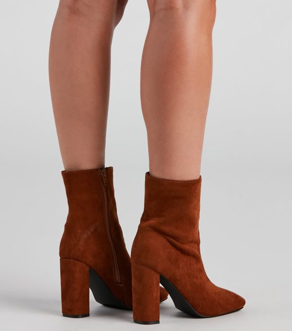 Fall For Faux Suede Booties - Image 4