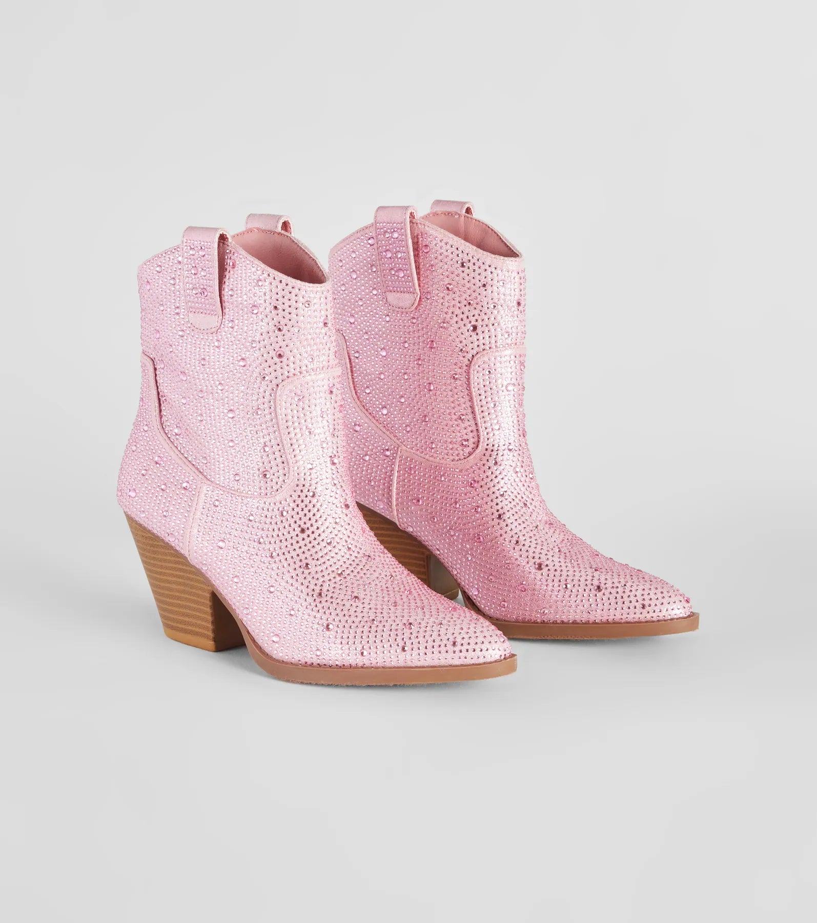 Glitzy Rhinestone Western Booties - Image 13