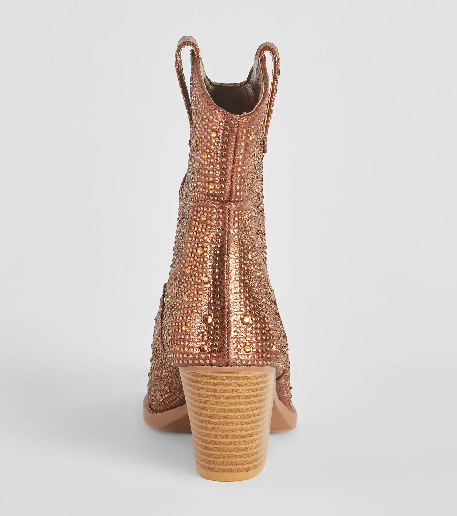 Glitzy Rhinestone Western Booties - Image 24