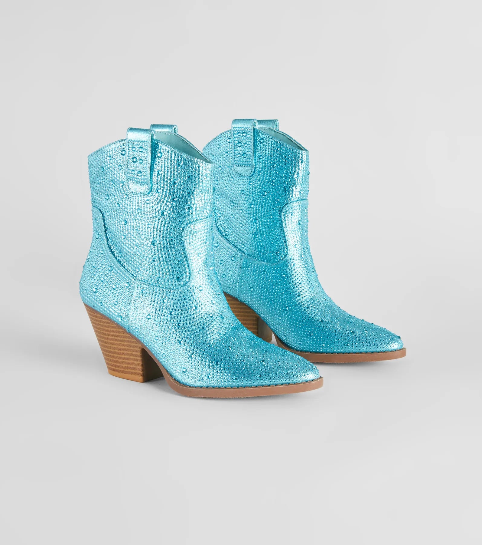 Glitzy Rhinestone Western Booties - Image 33