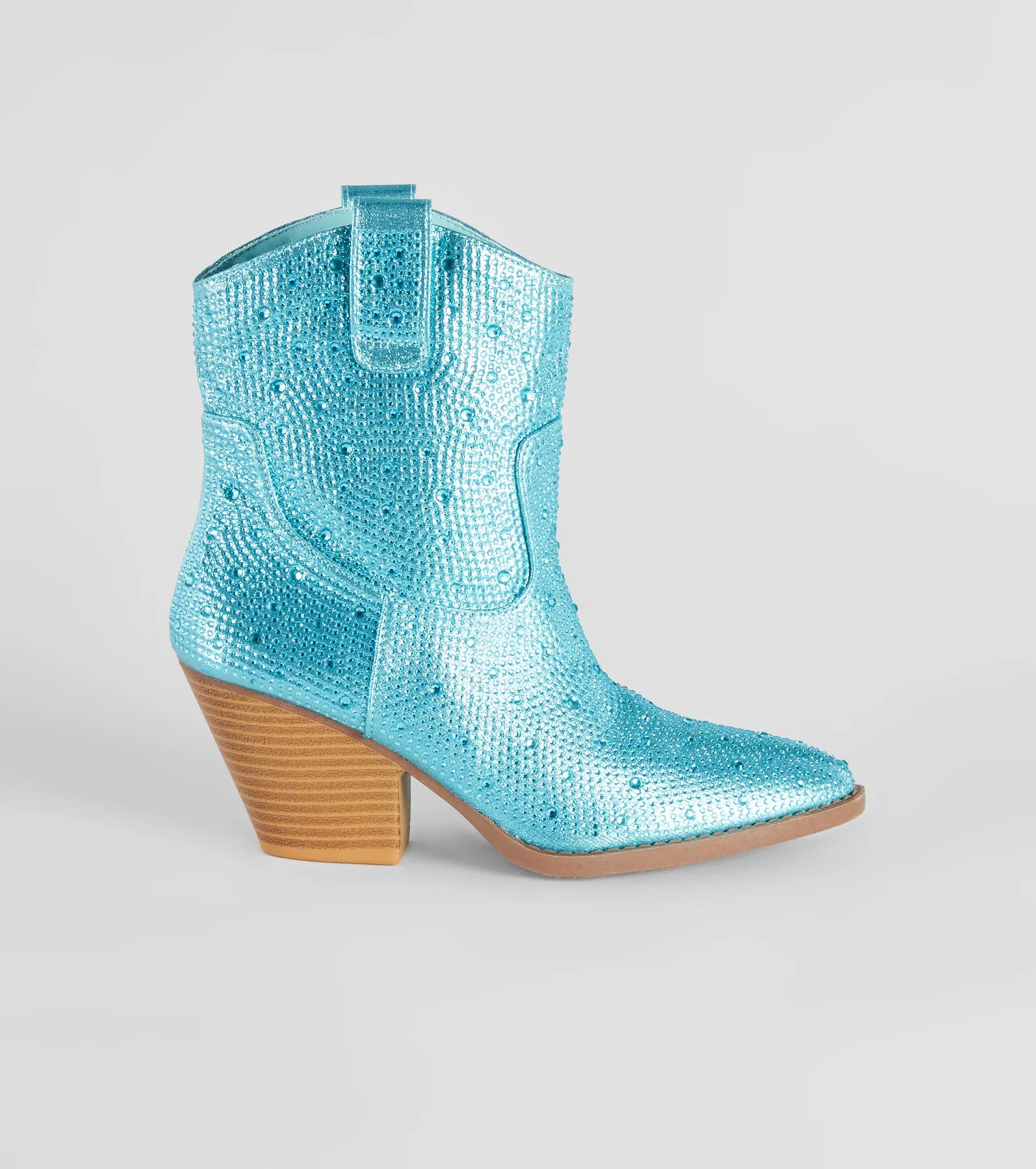 Glitzy Rhinestone Western Booties - Image 34