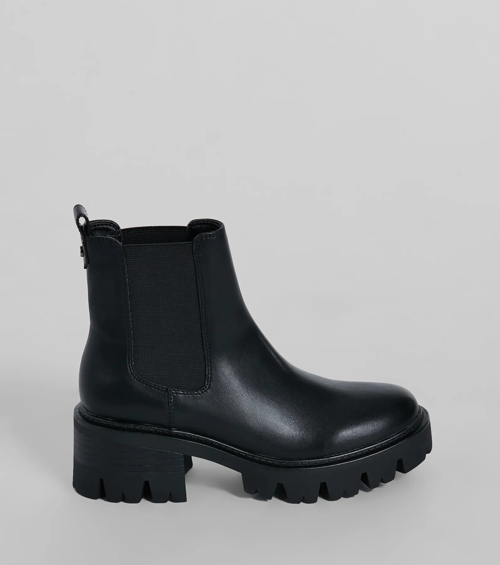 High Stakes Faux Leather Lug Booties - Image 2