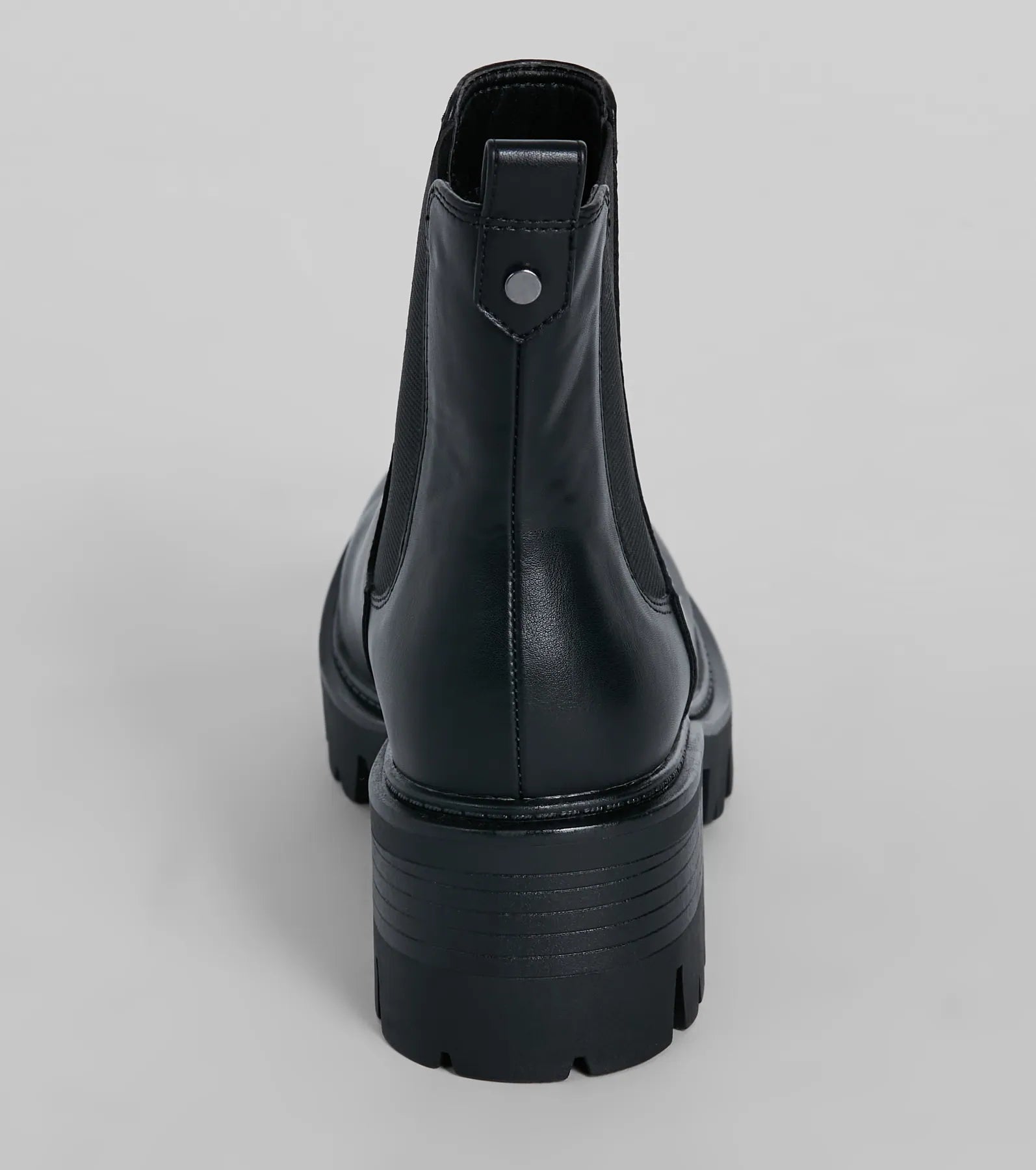 High Stakes Faux Leather Lug Booties - Image 4