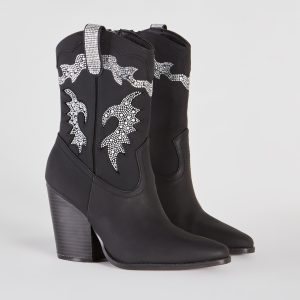 Made You Dazzle Rhinestone Pearl Cowboy Boots