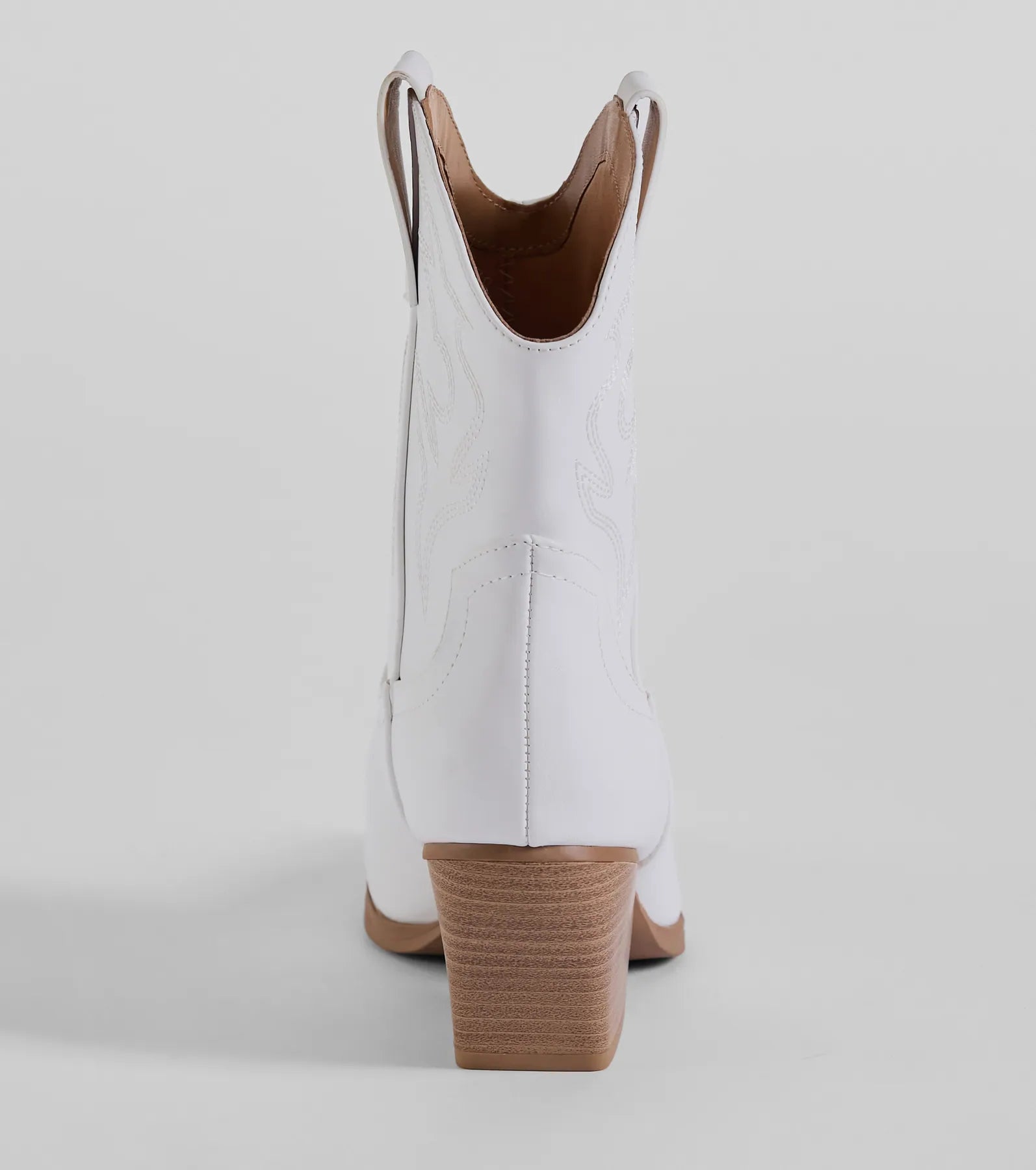 Pay A Visit Western Faux Leather Booties - Image 8