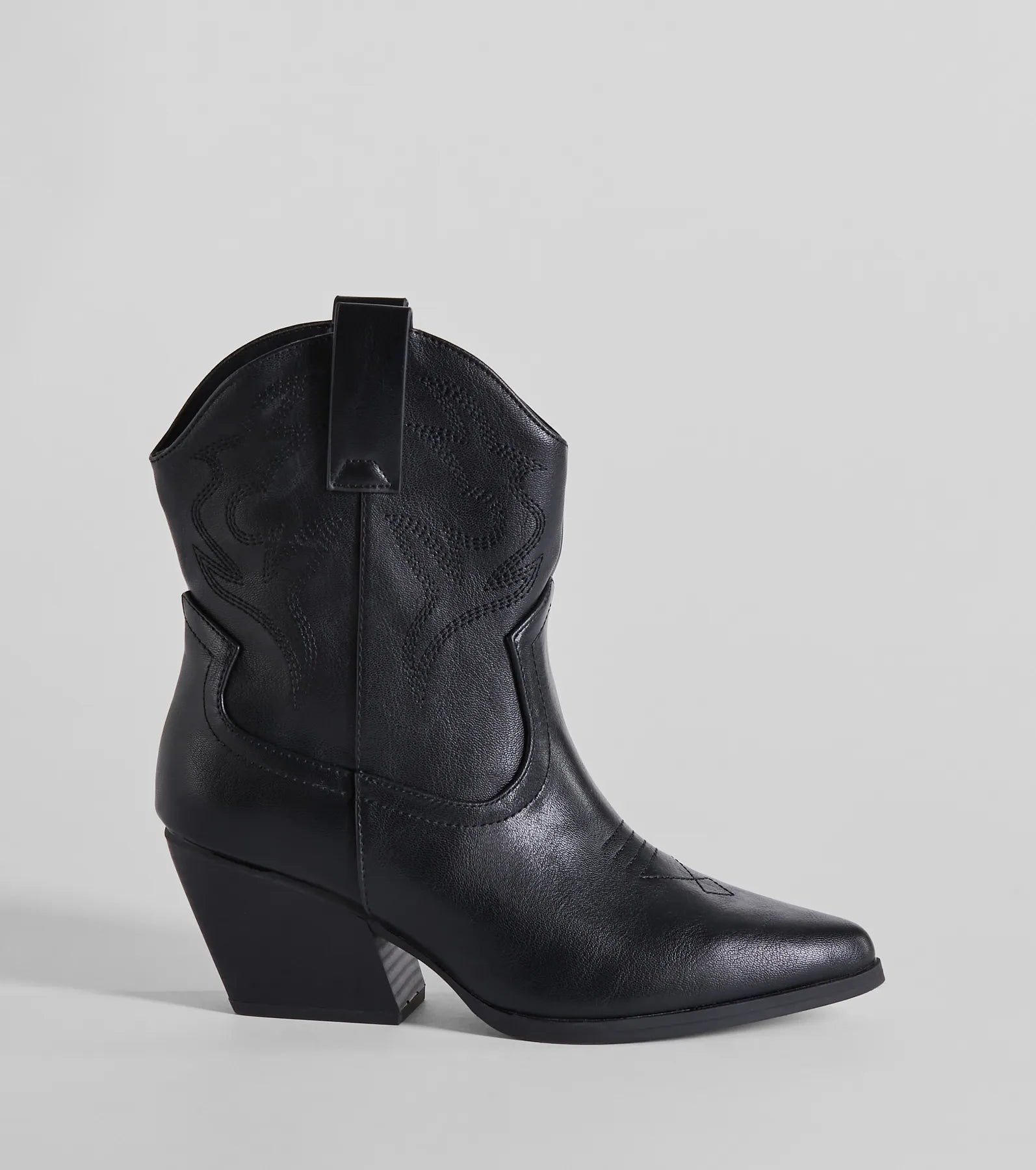 Pay A Visit Western Faux Leather Booties - Image 2
