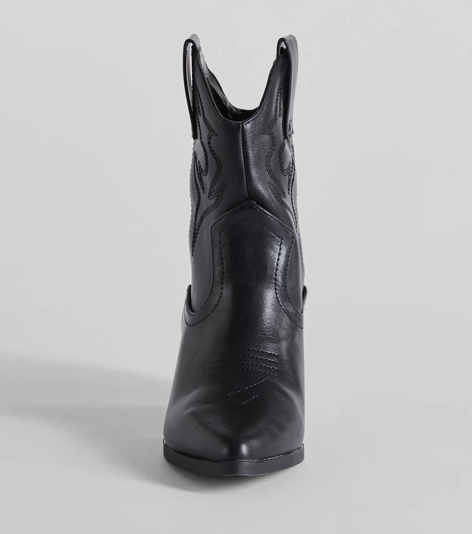Pay A Visit Western Faux Leather Booties - Image 3