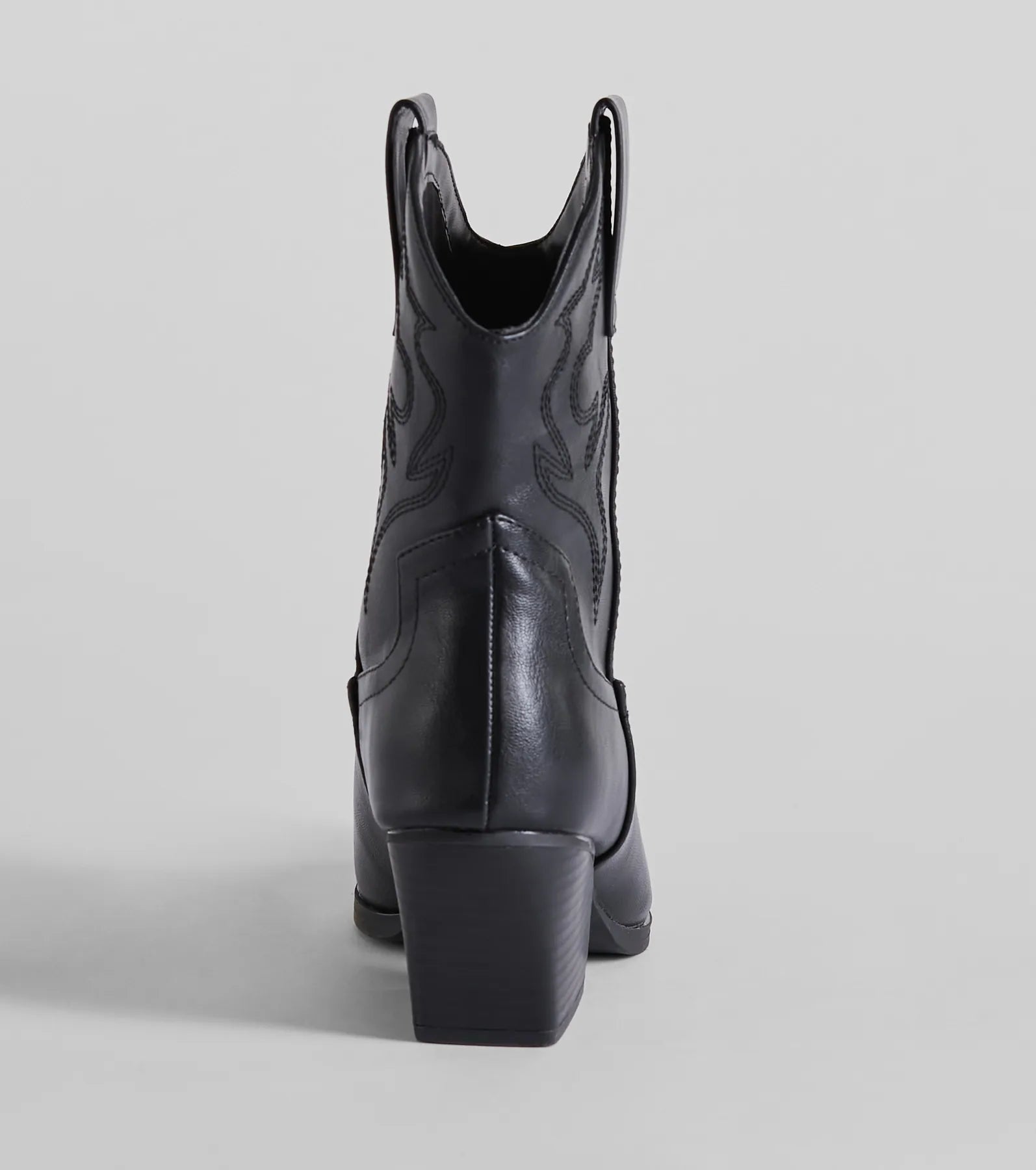 Pay A Visit Western Faux Leather Booties - Image 4