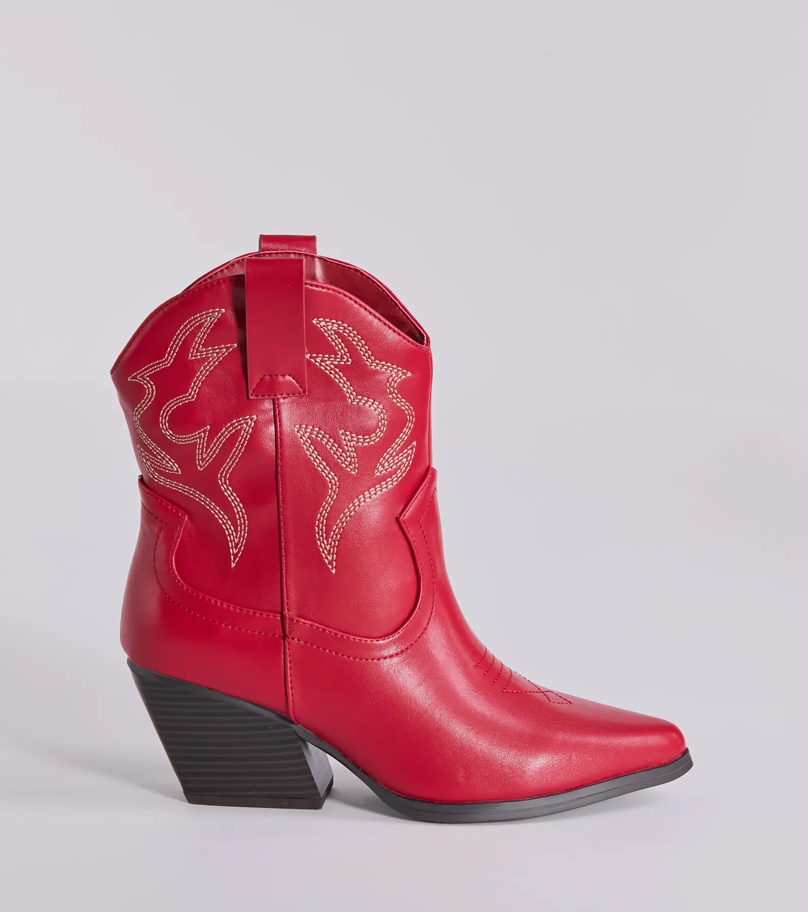 Pay A Visit Western Faux Leather Booties - Image 10
