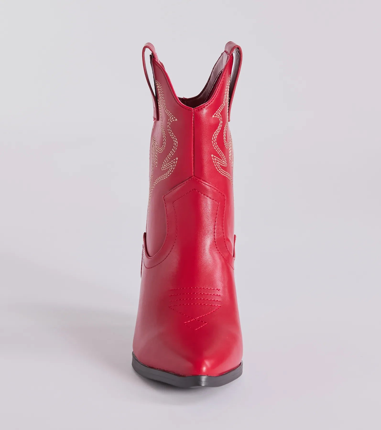 Pay A Visit Western Faux Leather Booties - Image 11