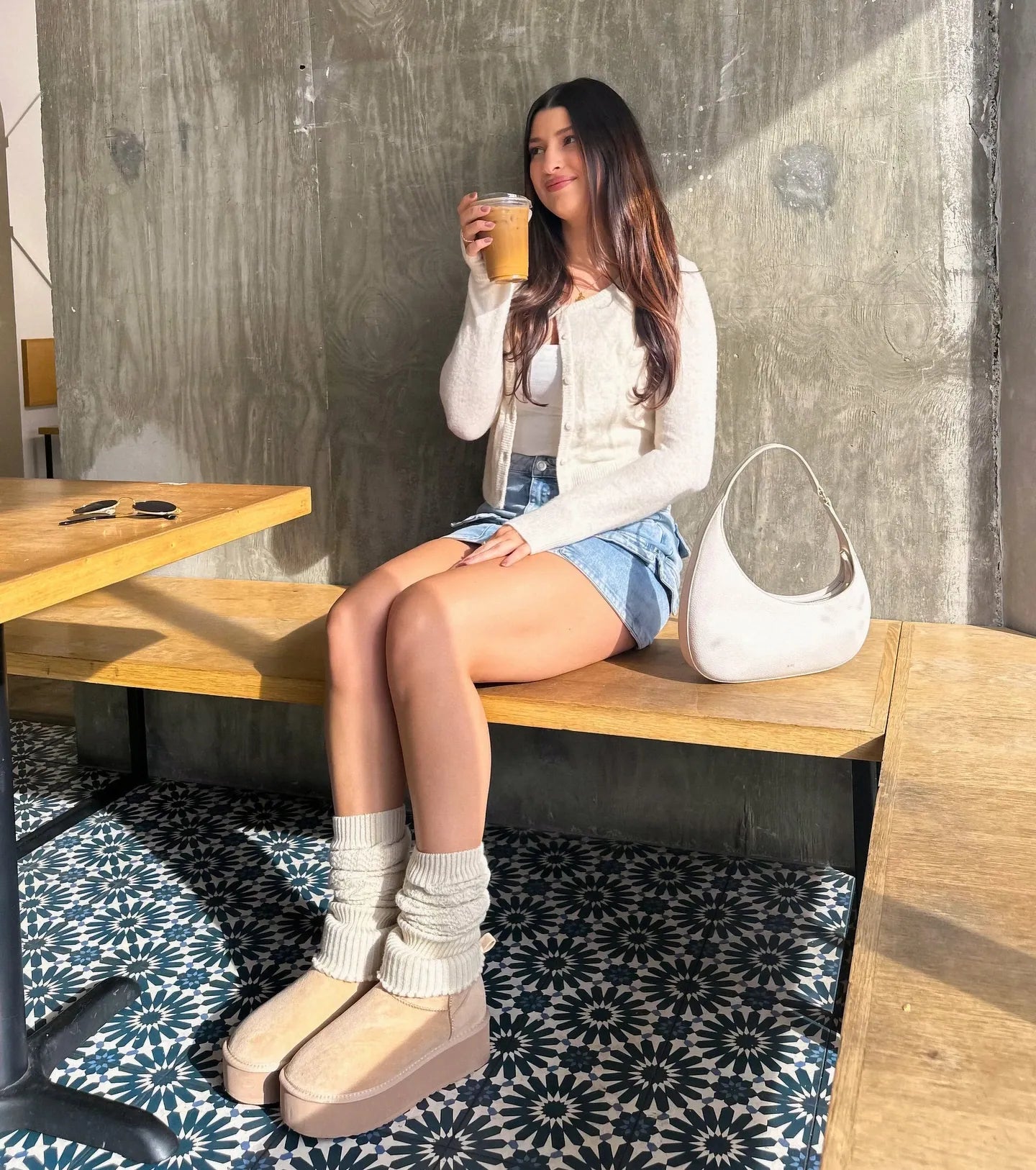 Cozy Feels Faux Sherpa Lined Platform Booties - Image 10