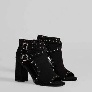 Daring Details Studded Ankle Booties