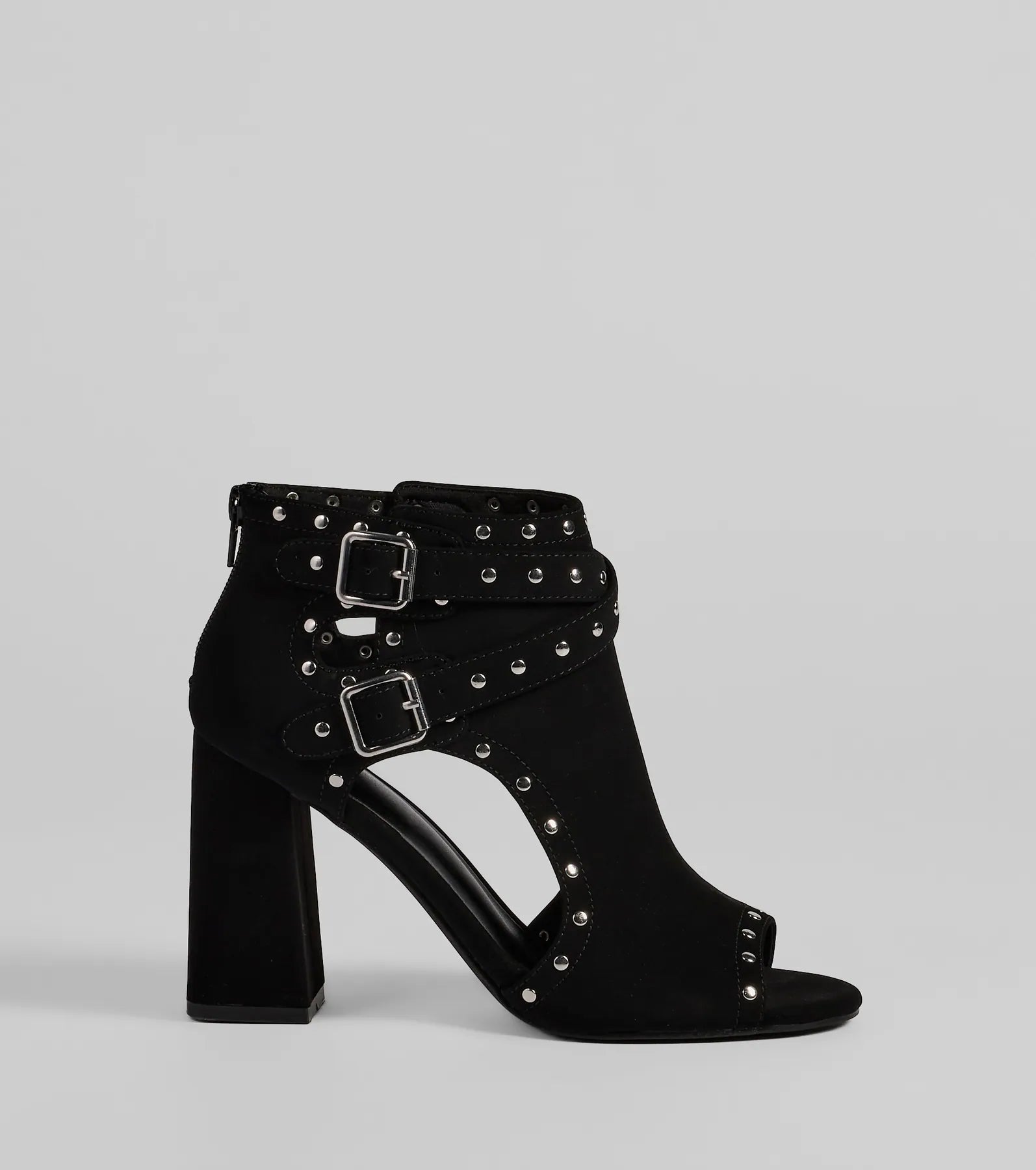 Daring Details Studded Ankle Booties - Image 3