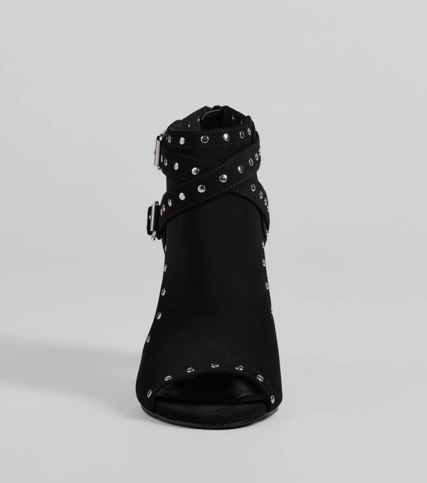 Daring Details Studded Ankle Booties - Image 4