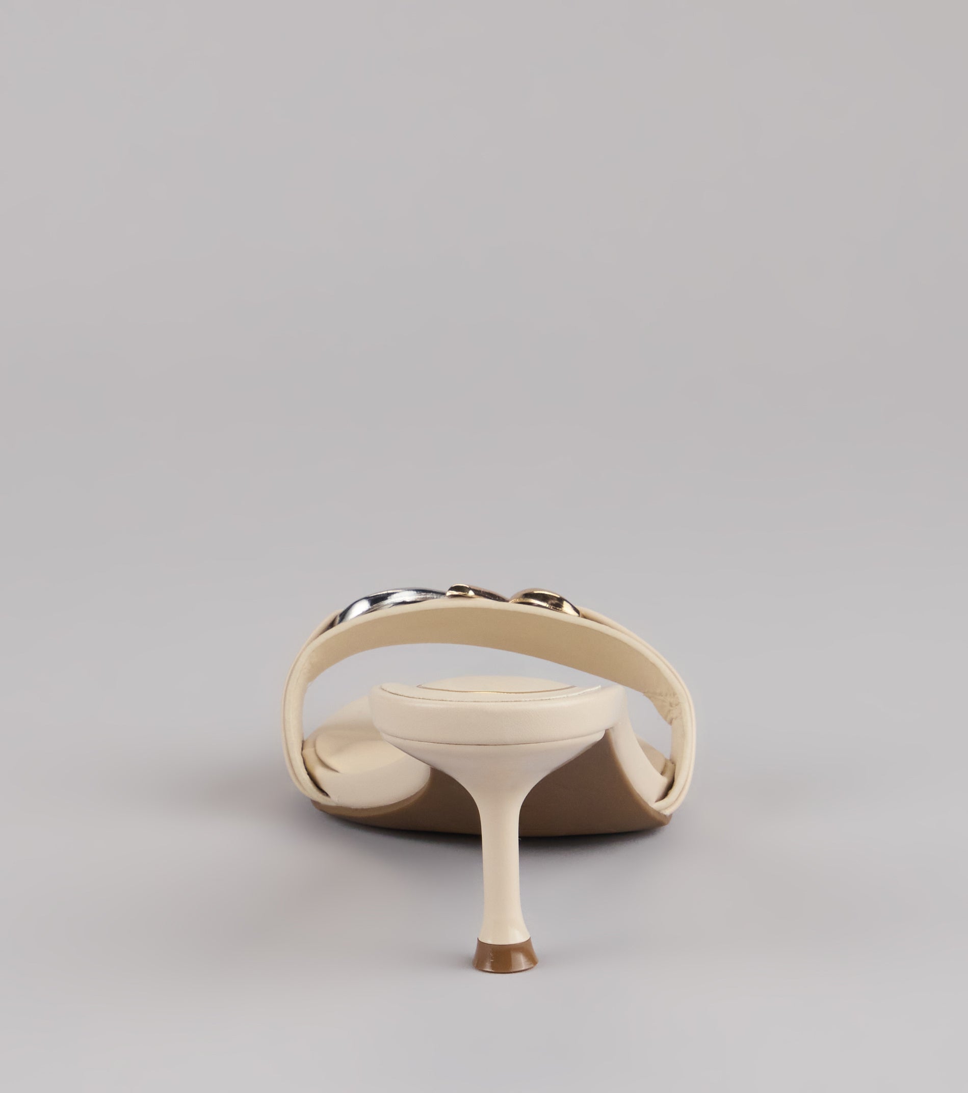 Double Take Hardware Kitten Mules - Image 4