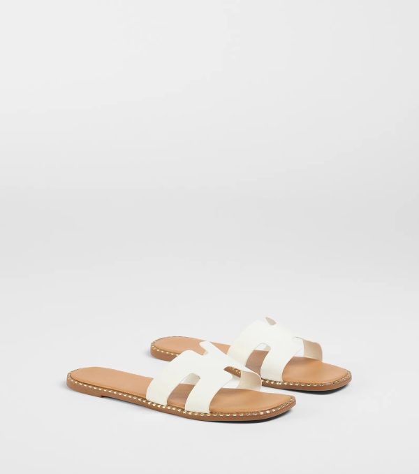 Simply Chic Cutout Strap Flat Sandals - Image 5