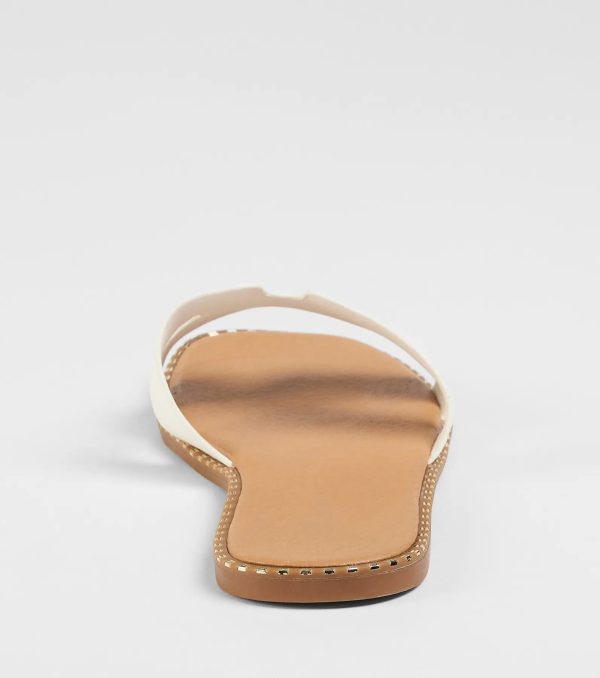 Simply Chic Cutout Strap Flat Sandals - Image 8