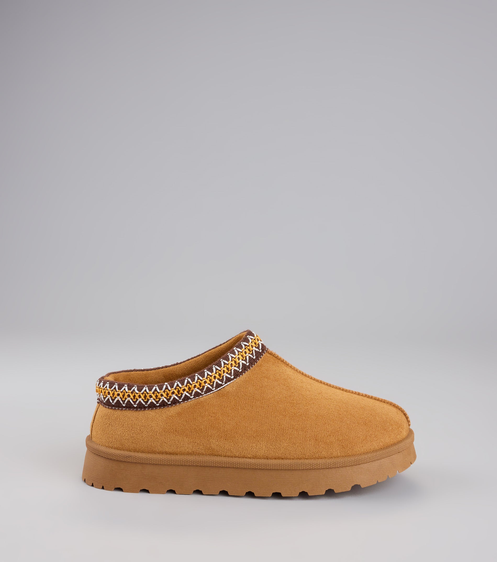 Cozy Status Faux Suede Platform Slippers - Image 7