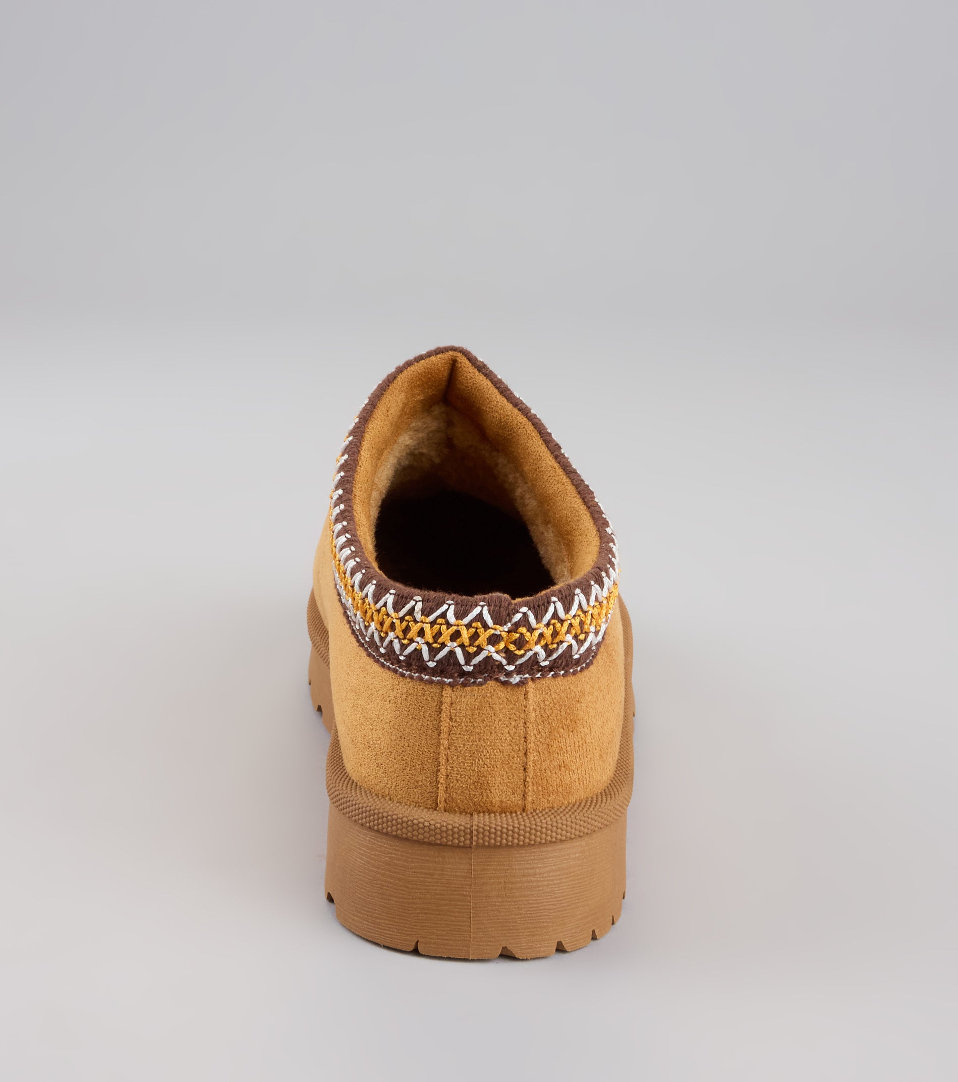 Cozy Status Faux Suede Platform Slippers - Image 9