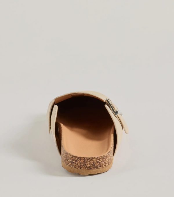 Casual Trend Faux Suede Slip-On Clogs - Image 8