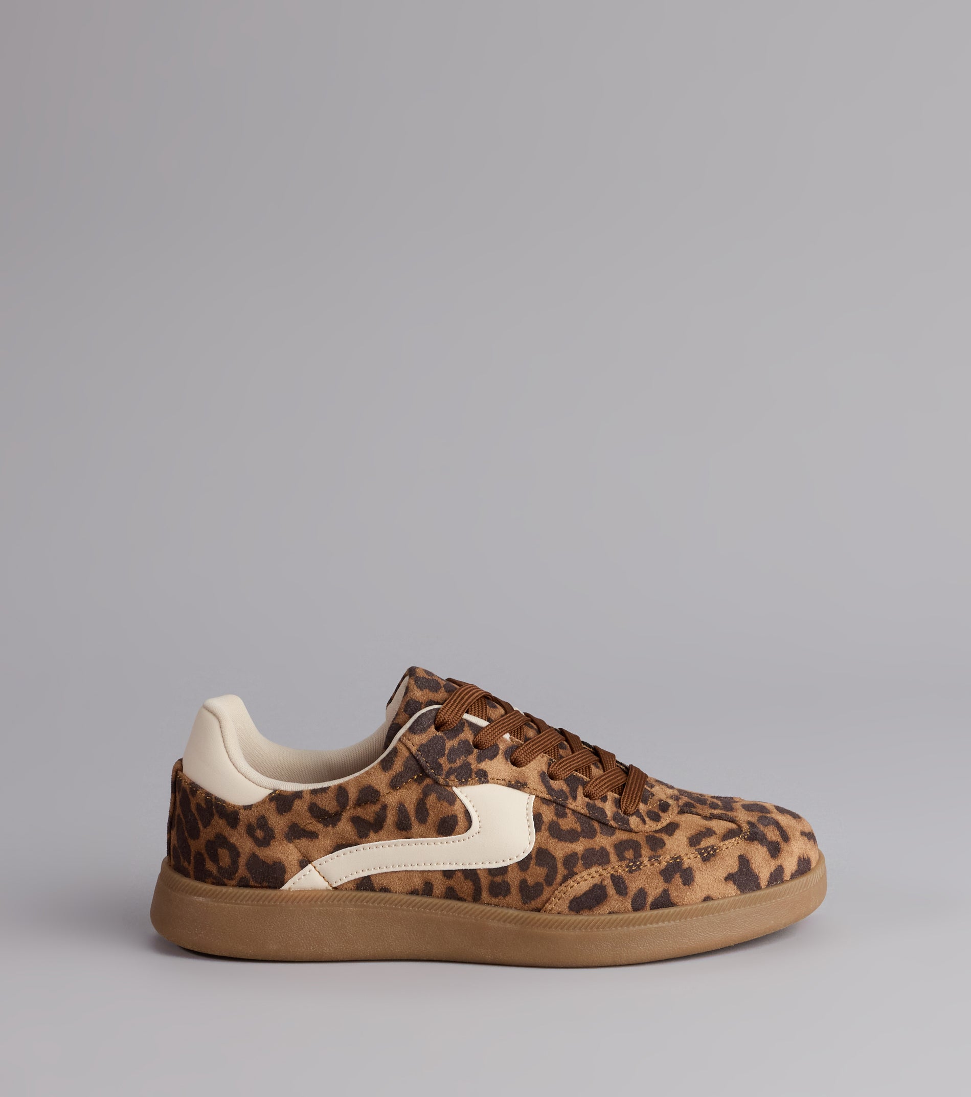 Wild Stride Suede Leopard Sneakers - Image 3