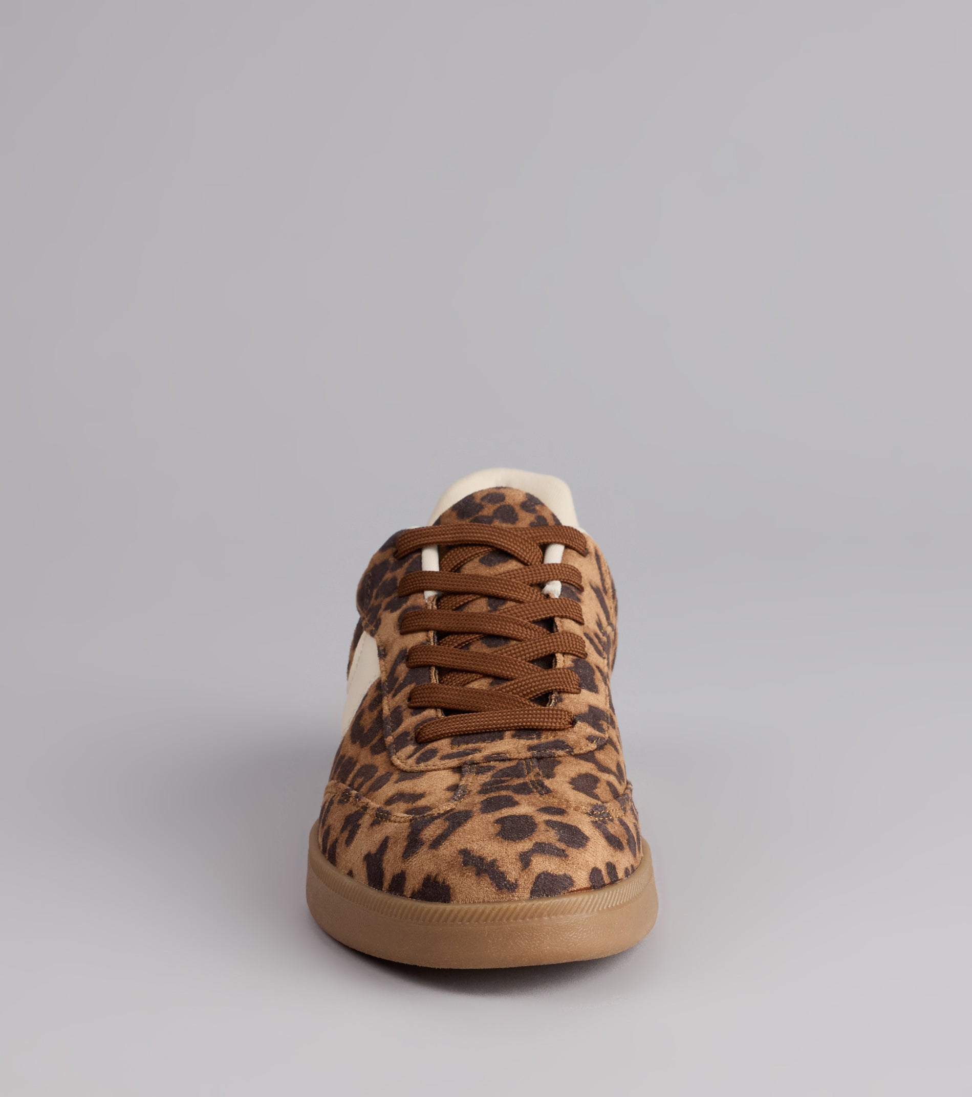 Wild Stride Suede Leopard Sneakers - Image 4