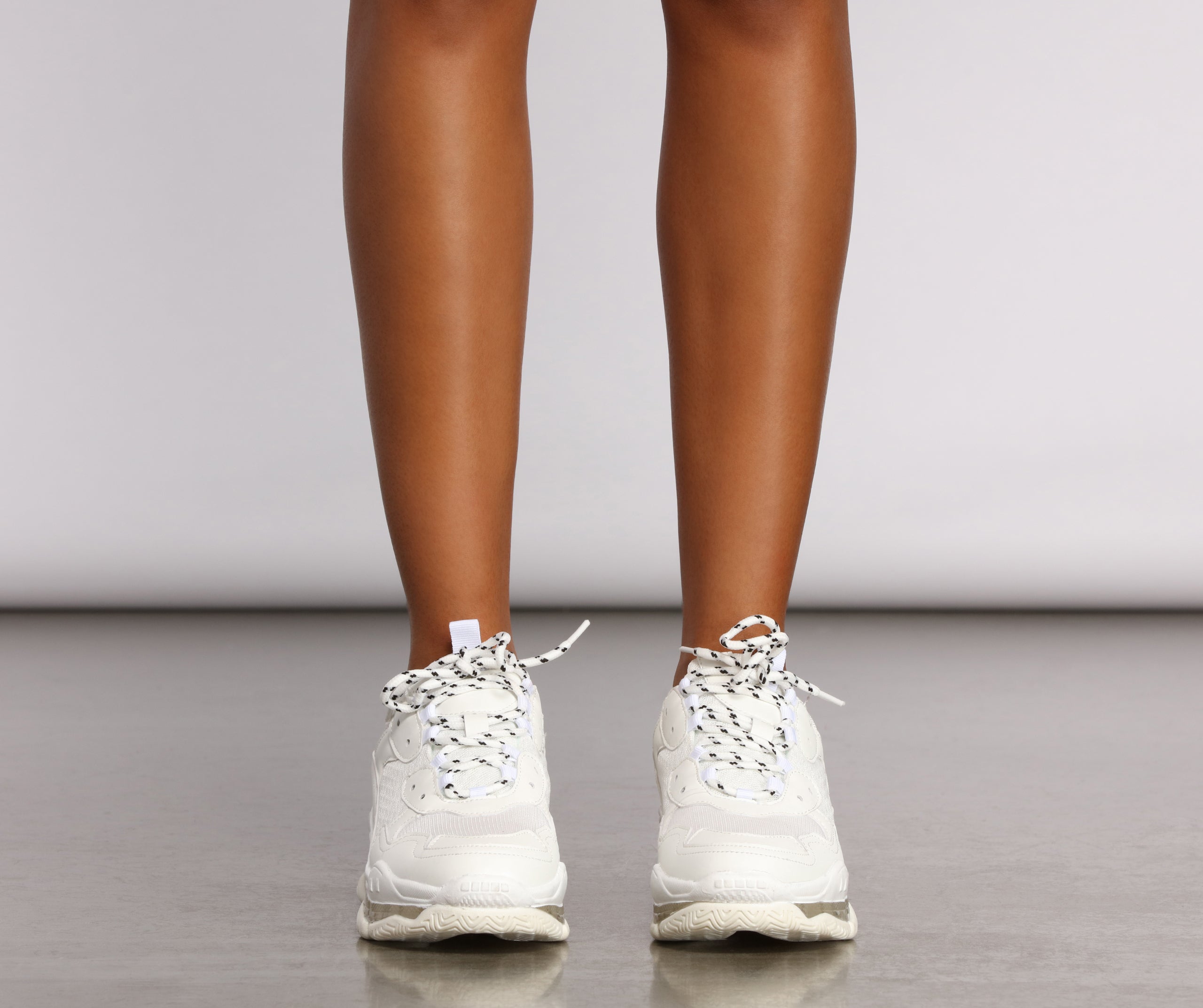 Clearly On Trend Chunky Sneakers - Image 5