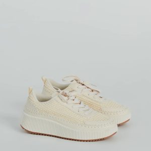 Step It Up Texture Knit Platform Sneakers