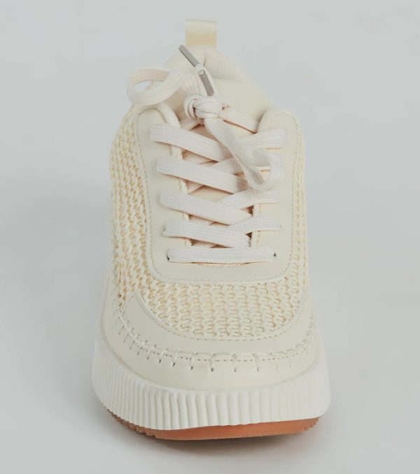 Step It Up Texture Knit Platform Sneakers - Image 3