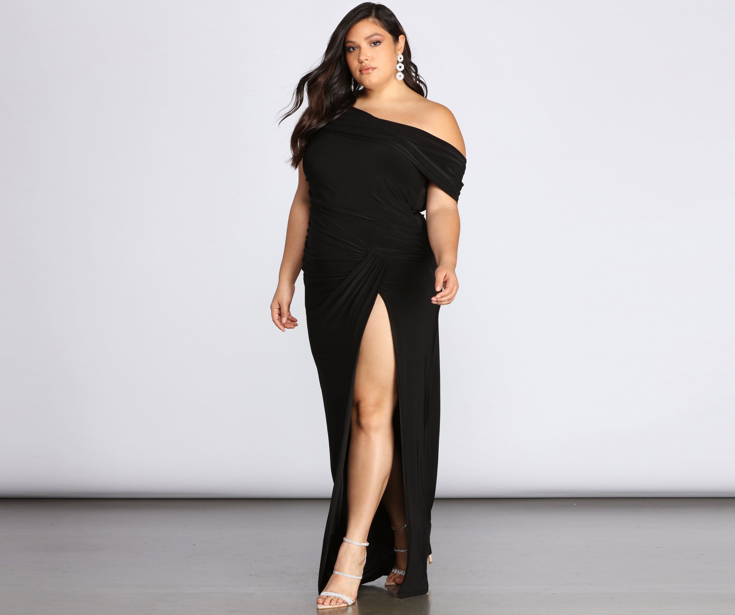 Plus Kaleigh Off Shoulder Dress - Image 9
