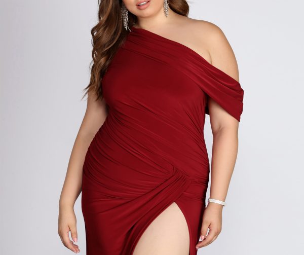 Plus Kaleigh Off Shoulder Dress - Image 7