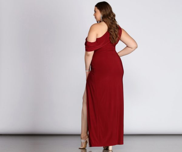 Plus Kaleigh Off Shoulder Dress - Image 8