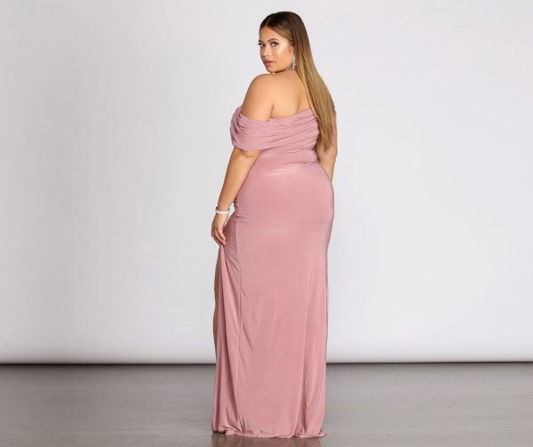 Plus Kaleigh Off Shoulder Dress - Image 2