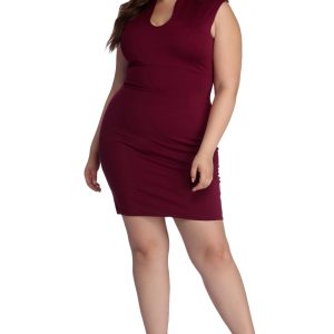 Plus Classic Midi Dress