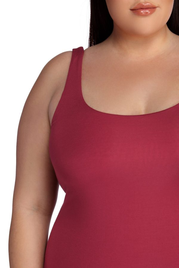 Plus Basic Essentials Midi Dress - Image 6
