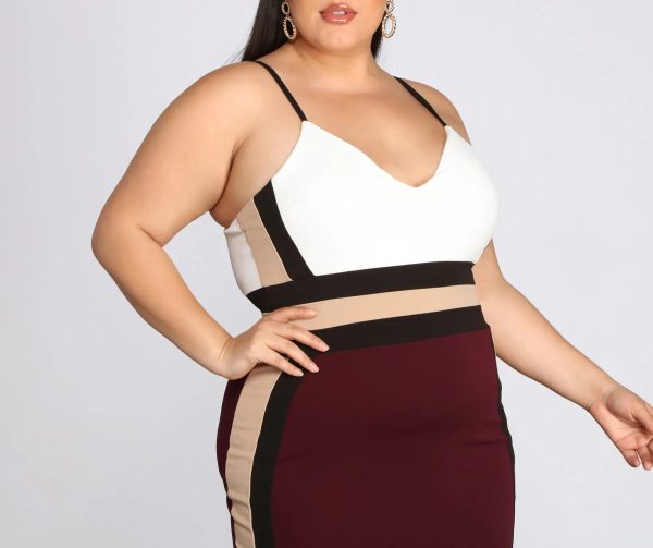 Plus From The Block Midi Dress - Image 4
