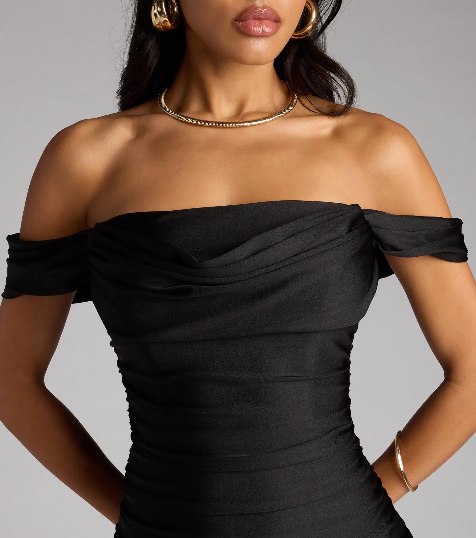 Miranda Off-The-Shoulder Mini Dress - Image 4