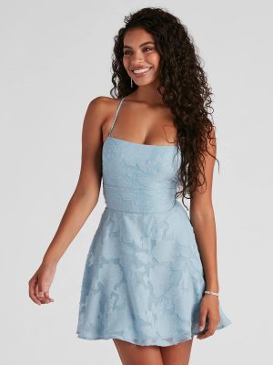 Zoey Sleeveless Chiffon Party Dress