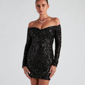 Maddie Off-The-Shoulder Party Dress